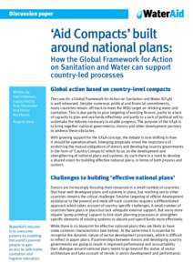 Aid compacts built around national plans