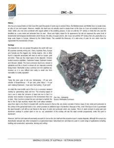 Microsoft Word - Minerals Thematic and Fact Sheets - Fact Sheets - Zinc - Formatted.DOCX