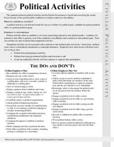 Nonpartisan / Political campaign / Political party / Campaign finance / Voter registration / Hatch Act / Non-partisan democracy / Politics / Elections / Government