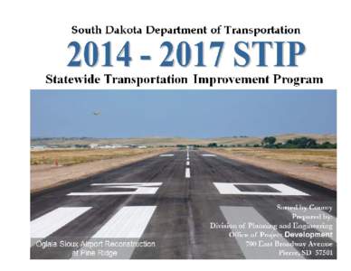 SOUTH DAKOTA DEPARTMENT OF TRANSPORTATION  STATEWIDE TRANSPORTATION IMPROVEMENT PROGRAM (STIP[removed]