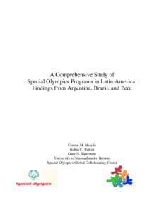 Microsoft Word - A Comprehensive Study of Special Olympics Programs in Latin America_web version.doc