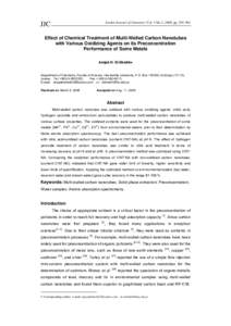 Nitric acid / Carbon / Carbon nanotubes in medicine / Chemistry / Carbon nanotubes / Matter