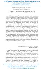 Army of the Potomac / Military history of the United States / Retreat from Gettysburg / Battle of Gettysburg / Virginia in the American Civil War / George Meade / American Civil War