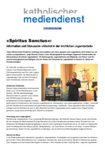 2013_0327_Spiritus Sanctus_Alkohol in der kirchlichen Jugendarbeit