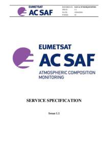 O3M SAF  Service Specification