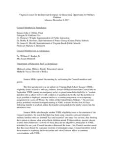 School counselor / Virginia Beach /  Virginia / Central Intelligence Agency / Virginia / Education in Virginia / Virginia High School League