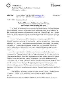 Smithsonian National Museum of African American History and Culture Media only:  Abigail Benson