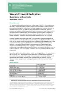 Consumer Confidence Index / Geography of Oceania / Tourism in Australia / Oceania / Geography of Australia / Queensland / Brisbane / Tourism