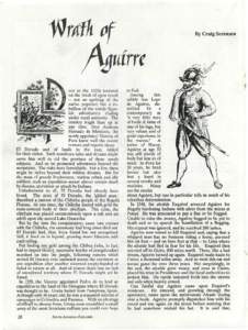 El Dorado / Francisco de Orellana / Aguirre /  the Wrath of God / Pedro de Ursúa / Lope de Aguirre / Americas / History of South America