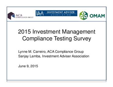 Microsoft PowerPointInvestment Management Compliance Benchmarking Survey Results Presentation.pptx