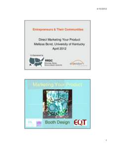 Microsoft PowerPoint - ETC Webinar Marketing Your Product.Booth Design[removed]Compatibility Mode]