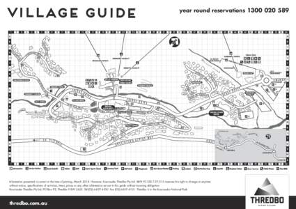 Thredbo Alpine Village MONO BLACK