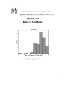 Department of Electrical Engineering and Computer Science  MASSACHUSETTS INSTITUTE OF TECHNOLOGYSpringQuiz II Solutions