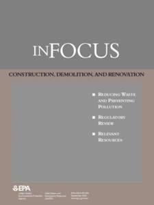 RCRA in Focus: Construction, demolition, and renovation