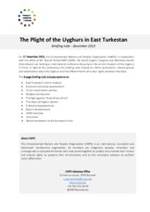Terrorism in China / Uyghurs / Uyghur people / World Uyghur Congress / Rebiya Kadeer / Xinjiang / East Turkestan / Turkestan / July 2009 Ürümqi riots / East Turkestan independence movement / Asia / Islam in China