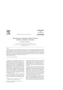 Journal of Alloys and Compounds 404–[removed]–472  Thermodynamics of hydrogen uptake in Mg films studied by resistance measurements A.S. Ingason, S. Olafsson∗ Science Institute, University of Iceland, Dunhaga 