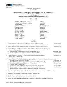 Market Conduct & Consumer Affairs (EX3) Subcommittee