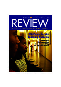 Vol. 6 No[removed]SERVICE DELIVERY REVIEW A