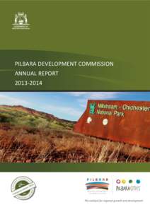 Pilbara Development Commission Annual ReportPILBARA DEVELOPMENT COMMISSION ANNUAL REPORT