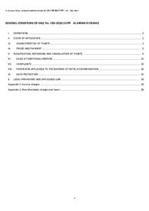 XL Airways France - General Conditions of Sale No. CGV[removed]FPF – US - May[removed]GENERAL CONDITIONS OF SALE No. CGV[removed]FPF - XL AIRWAYS FRANCE I.  DEFINITIONS .....................................................