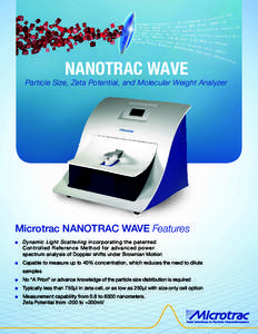 Scientific method / Zeta potential / Dynamic light scattering / Nanoparticle / Measuring instrument / Chemistry / Science / Colloidal chemistry