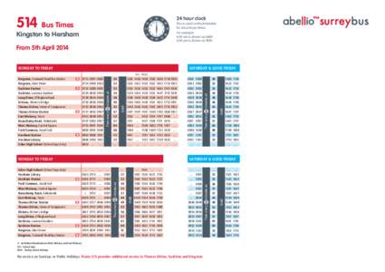 514 Bus Times[removed]