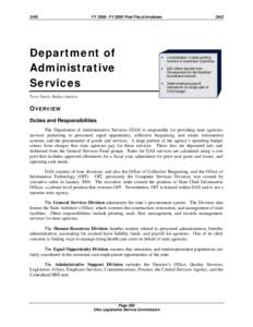 California Department of General Services / Kansas state budget