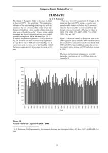 Kangaroo Island Biological Survey  CLIMATE