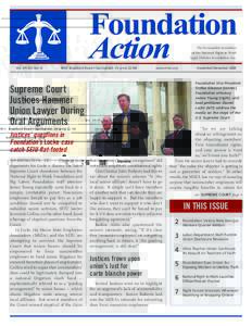 Foundation Action The bi-monthly newsletter of the National Right to Work Legal Defense Foundation, Inc.