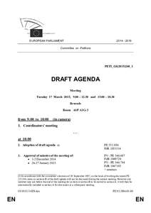 EUROPEAN PARLIAMENT[removed]Committee on Petitions