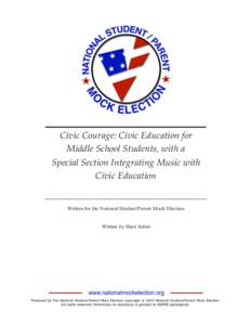       Civic  Courage:  Civic  Education  for   Middle  School  Students,  with  a  
