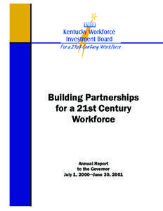 DRAFT —– Not for Distribution —– Internal Use Only  Building Partnerships for a 21st Century Workforce