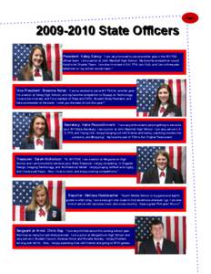 Page[removed]State Officers President: Katey Dancy “I am very honored to serve another year in the WV TSA officer team. I am a senior at John Marshall High School. My favorite competition would have to be Chapter 