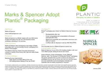 Business / Packaging and labeling / Design / Technology / Marks & Spencer / Fashion design / Biodegradation