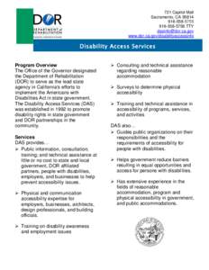 Ergonomics / Transportation planning / Urban design / Americans with Disabilities Act / Disability / Law / Design / Section 508 Amendment to the Rehabilitation Act / Job Accommodation Network / Disability rights / Web accessibility / Accessibility