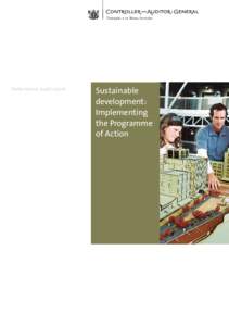 Sustainable development: Implementing the Programme of Action
