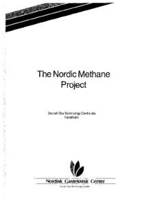 The Nordie Methane Project Danish Gas Technology Centre a/s Horsholm