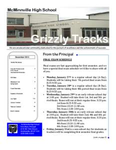 McMinnville High School  Grizzly Tracks