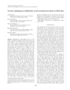 Mycologia, 98(6), 2006, pp. 1065–1075. # 2006 by The Mycological Society of America, Lawrence, KS[removed]