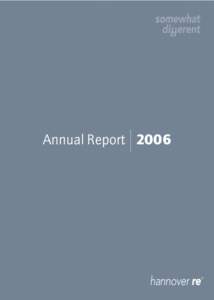 Annual Report[removed]hannover re R