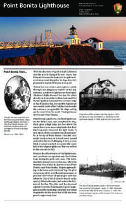 Point Bonita Lighthouse  National Park Service U.S. Department of the Interior Marin Headlands Golden Gate