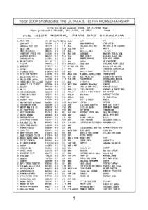 Year 2009 Shahzada, the ULTIMATE TEST in HORSEMANSHIP  5 Year 2009 Shahzada, the ULTIMATE TEST in HORSEMANSHIP