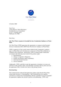 Microsoft Word - CWW response to ESC Guidance Paper_051006_version2.doc