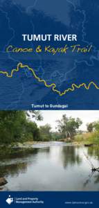 TUMUT RIVER  Canoe & Kayak Trail Tumut to Gundagai