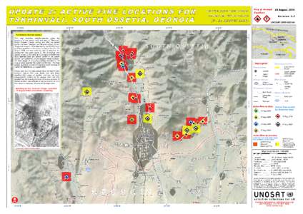 Update 2: Active Fire Locations for Tskhinvali, South Ossetia, Georgia