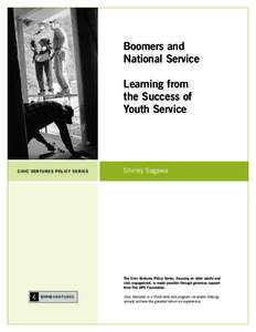Boomers and National Service Learning from the Success of Youth Service