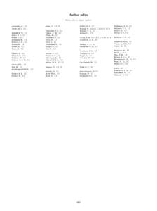 Author index Entries refer to chapter number. Alexander, E., 1.2 Aroyo, M. I., 1.2 Balluffi, R. W., 5.2 Belov, N. V., 1.2