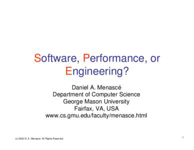 Management / Computing / Software development process / Performance engineering / Software performance testing / Requirement / Engineering / Software engineer / Outline of software engineering / Software engineering / Software optimization / Software development