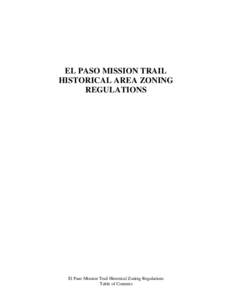 El Paso /  Texas / Texas / Special-use permit / Nonconforming use / San Elizario /  Texas / Variance / Zoning / Geography of Texas / Human geography