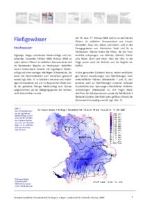 Monatsbericht Gewässerkundlicher Dienst Februar 2006